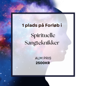1 Plads på Forløb i Spirituelle Sangteknikker - Alm pris